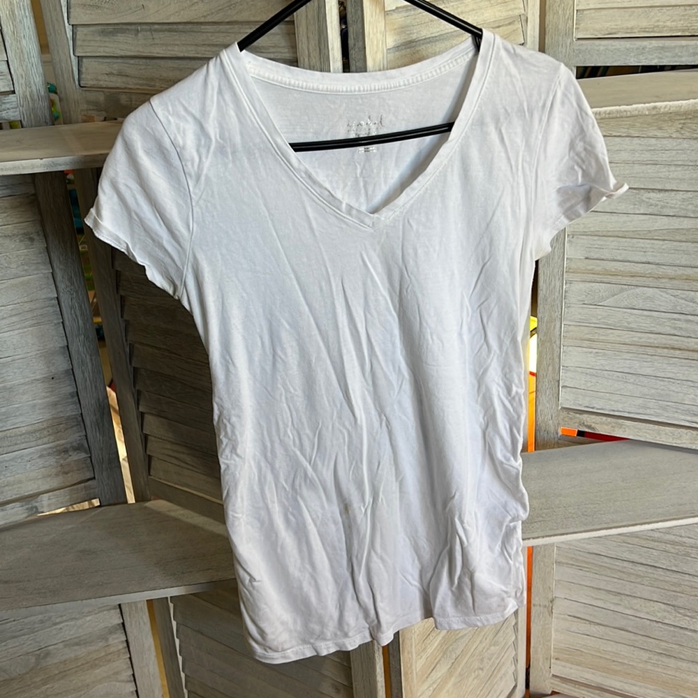 White Isabel Maternity small top